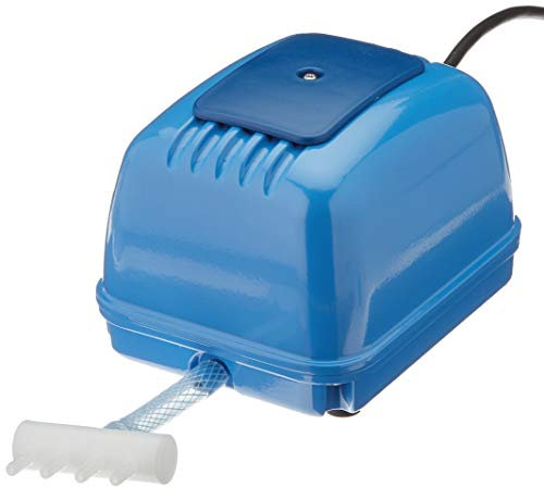 AQUA FORTE SA-30 Luftpumpe, Komplettset mit Luftsteinen, Förderleistung bei 2 Meter 15 Liter pro Minute, 20 Watt, 35 Dezibel, niedriger Energieverbrauch, 9,5 Millimeter Ausgang, Kompaktes Größe