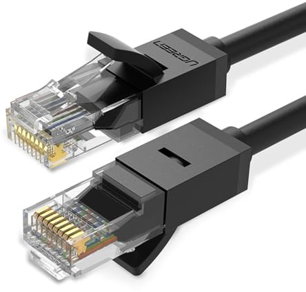 UGREEN NW102 - Cable de red Ethernet RJ45, Cat.6, UTP, 15 m (negro) (6957303821655)