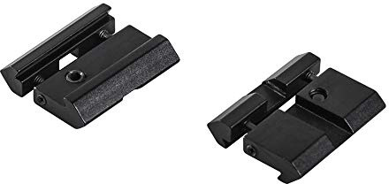 WestHunter Optik 11mm Schwalbenschwanz Schiene auf 20mm Weaver/Picatinny Schiene Adapter, für Zielfernrohr Montagen | 2 Pcs