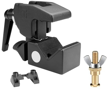 Adam Hall Accessories SUPER CLAMP MK2 SET 1 - Gancho universal con abrazadera (y tornillos SS018)