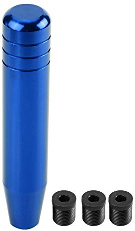 Universal Aluminiumlegierung Auto Manueller Schaltknauf Griff Schalthebel 18cm Aluminium Manueller Schaltknauf(Blau)
