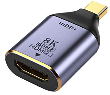 ChenYang CY Mini DP DisplayPort 1.4 Quellstecker auf HDMI 2.0 Display 8K 60Hz UHD 4K Buchse Monitoranschluss Adapter