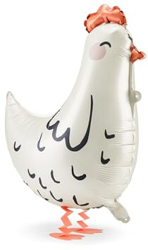 PartyDeco Ballon aluminium poule 48 x 60 cm Mix