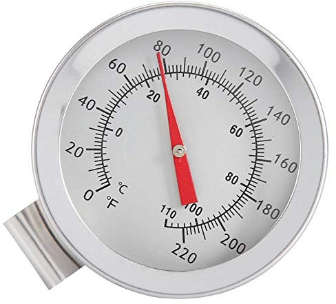 Sluffs Temperature Gauge,Refrigerator Thermometer, Kettle Clip on Dial Thermometer,Home Brew Wine Beer Thermometers