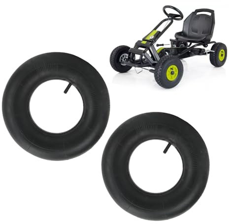 Camera D'aria per Carriola in Lega di Gomma E Metallo da 2 Pezzi 3.5/4.0-6 con Stelo Valvola Dritto TR‑13 per Carriole ATV Tosaerba