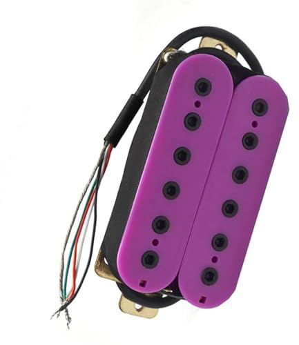 E-Gitarre Humbucker Purple Bridge Pickup Coil Split Pickup für 6-saitige Gitarre Ersatzteile Für E-Gitarren-Tonabnehmer