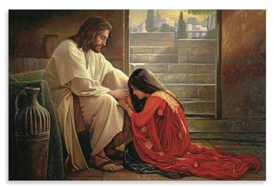 Greg Olsen Druck Jesus, Gemälde, vergeben, Leinwand, Poster, Wandkunst, dekoratives Bild, Drucke, moderne Dekoration, 30 x 45 cm