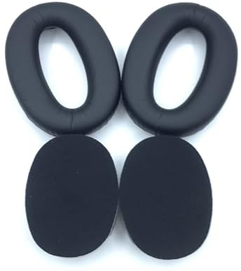 Replacement Ear Pads Cover for Sony WH-1000XM2/MDR-1000X,Earpads Cushions for Over Ear Headphones, Ear Cups Memory Sponge Foam Earmuff for Noise-Cancelling Headset - 1 Pair (Black)