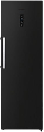 Teknix TH60TLBIX 60cm Freestanding Tall Larder Fridge - 370L Capacity - Metal Tech Cooling - Chrome Wine Rack - Stainless Steel - D Rated, H185.5 x W59.5 x D65.1 (cm)