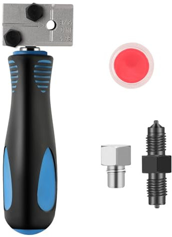WODHMIEY 3/16 inch Double Flaring Tool, Handheld Pipe Expander with Metal Head, Compact and Lightweight, 3/16 inch Pipe Expansion Tool, Designed for Automotive Brake Line Tubing and Field Applications