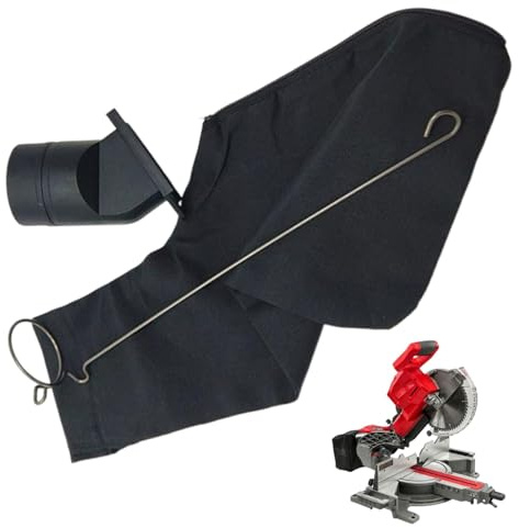 Sac à poussière pour scie Circulaire | Sac à poussière | Sacs collecteurs de poussière Robustes Accessoires de scie à Onglet Efficacité de Filtration Durable