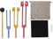 Conjunto de Badajos de Afinación 128 256 512 Hz, 3 Colores, Aluminio y, Con Martillo, y Meditación, Terapia de Sonido, Mejora la Claridad Mental y la Concentración