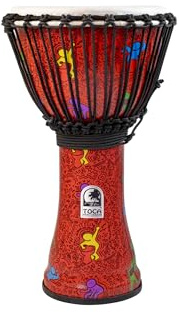 TOCA FREESTYLE ROPE TUNED DJEMBE JAM FEST 10 SFDJ-10JF
