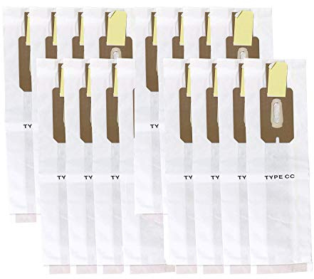 Crucial Vacuum Replacement Type CC Vacuum Bags Compatible With Oreck Parts # CCPK8, CCPK8DW, PK2008, PK80009DW, PK80009, 68710-6, 687106, Fit Oreck Models CC, XL5, XL7, XL21, XL100C, XL200S (16 Pack)