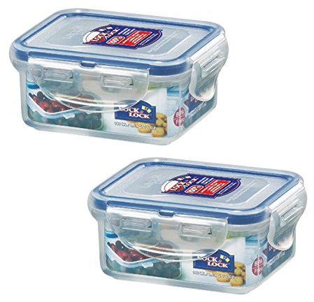 Lock and Lock 180ml Extra Small Storage Containers Set of 2