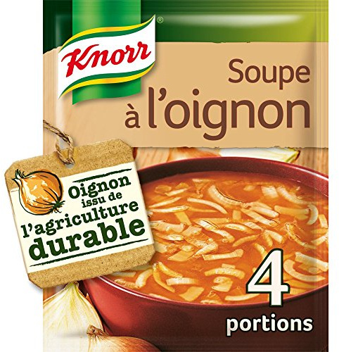 Knorr Soupe à L'Oignon pour 4 personnes 84 g - Lot de 8