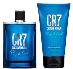 CR7 Cristiano Ronaldo Play It Cool Ensemble pour Hommes, Eau de Toilette 30 ml + Gel douche 150 ml