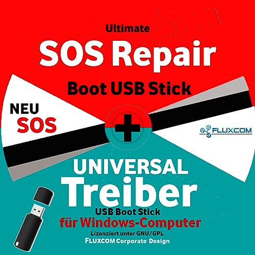 SOS Repair & Treiber USB Boot Stick für alle gängigen Betriebssysteme