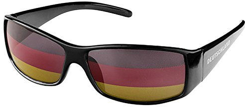 Taffstyle Sonnenbrille Brille Fahne Fussball EM WM Länderflagge Augen Fanartikel Land Flagge Frauen Männer Kinder Basketball Handball Mitgebsel Deutschlandfahne Deutschland