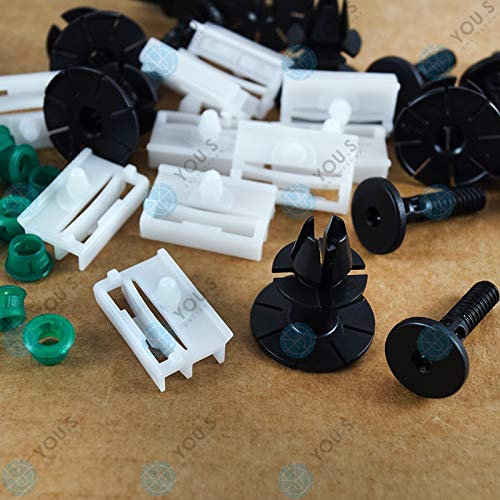 60er Set YOU.S Original Montage Clips Spreiznieten Seitenschweller M-Technik - 51711932996