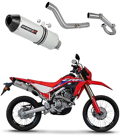DOMINATOR Ligne complète d'échappement Collecteur Silencieux MX2 compatible avec CRF 300L / Rally 2021-2023
