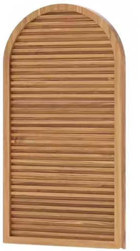 DECORN Écran de Clôture de Confidentialité en Bois de 47,2 Po (H) × 23,6 Po (L) Panneaux de Clôture de Confidentialité avec Piquet pour L'extérieur, 1 Panneau,Wood Color-Horizontal Grain