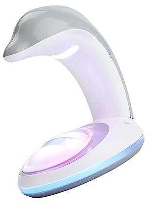 budiniao Dolphin Rainbow USB Rechargeable Night Light Projector Bedroom Colorful Projection Lamp Adjustable Party Battery Operated
