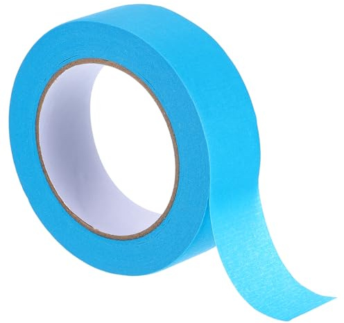 Rebower Ruban De Masquage Bleu Ruban De Peintre Ruban De Papier [Pour Bricolage DIY Murs Peinture Emballage Automobile Decoration Maison Enseignement]- 1.4 Pouce x 45 Verges/1 Rouleau