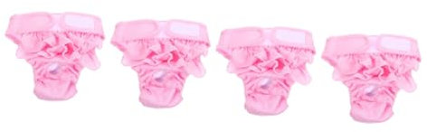BESPORTBLE 4stücke Hunde Hygiene-Hose Für Hündinnen Wiederverwendbare Bequeme Und Stylische Windel Für Läufige Hunde Saugfähige Atmungsaktive Und Langlebige Tierbekleidung