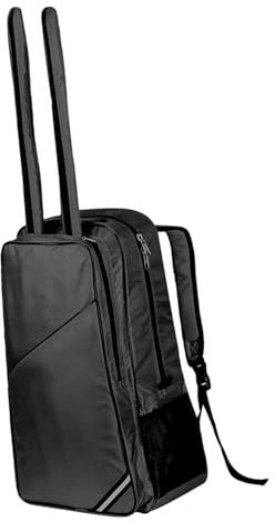 Oshhni Fecht-Aufbewahrungstasche, Fecht-Rucksack, praktisch, Premium, mit Tragegriff, mit verstellbarem Schultergurt, Fechtausrüstung, Handtasche, Schwarz