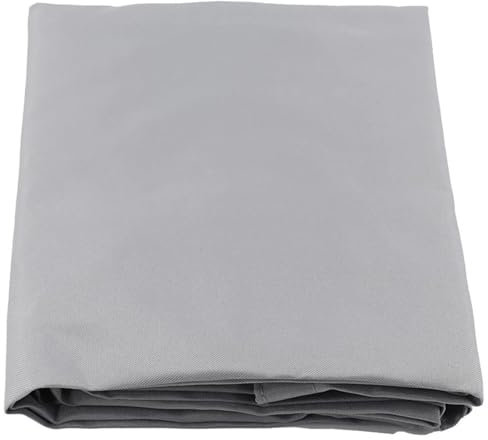 Balkon-Sichtschutz, 3 Farben, wasserdicht, Polyester, für Terrassenzaun, Grau, 1 m x 2 m