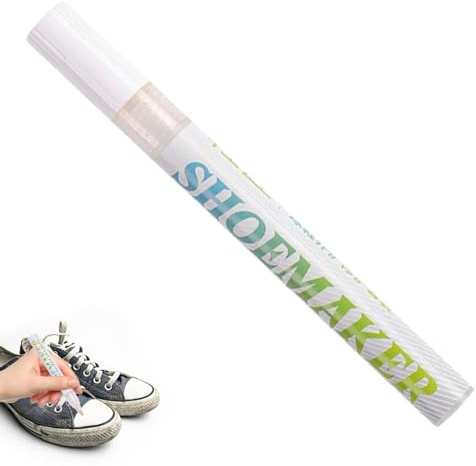 White Shoes Corrector Marker - Baskets et bottes restructurantes, marqueur blanc pour chaussures en cuir et en tissu | Marqueur Blevenue pour chaussures avec formule anti-mating, il élimine les bords