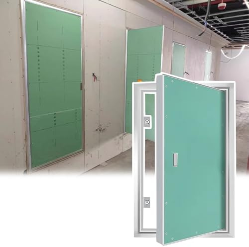 Pannello di accesso in alluminio - Porta di servizio per cartongesso da 61 x 61 cm per impianti idraulici di riscaldamento elettrico e sistemi di allarme - Portello di ispezione soffitta/doccia