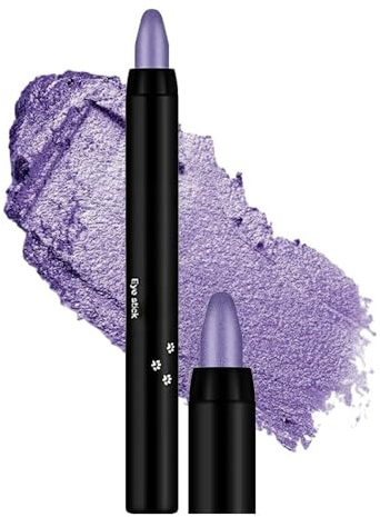 Fard a Paupiere Waterproof, Longue Durée Fard a Paupiere en Stick, Naturel Paillette Crayon Yeux, Maquillage pour les Yeux (#09)