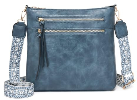 Silver Clover handbags for women,damenhandtasche,umhängetasche damen mittelgroß,Crossbody Bag, Leder Schultertasche multi pochette tasche