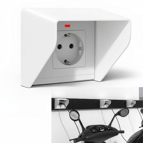 Cache-prise extérieur, cache-interrupteur, protection contre la pluie, étanche, boîte autocollante, cache-prise pour salle de bain, maison, extérieur