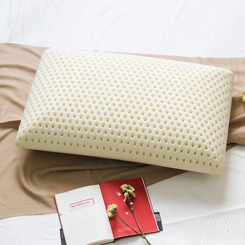Talatex Upgraded Dunlop Pillow with Washable Cover – Pressure-Relieving Support for Neck & Shoulders | Breathable Design & Purefusion Talalay Latex, Perfect Sleep Gift (Medium, Standard)