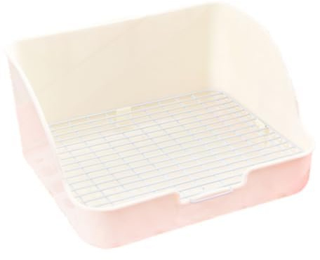 Toilettes pour Animaux. Cage pour Lapin, bac à litière pour Chat, Toilettes, bac à litière, Convient aux Lapins, Petits Animaux, furets et cochons d'Inde.