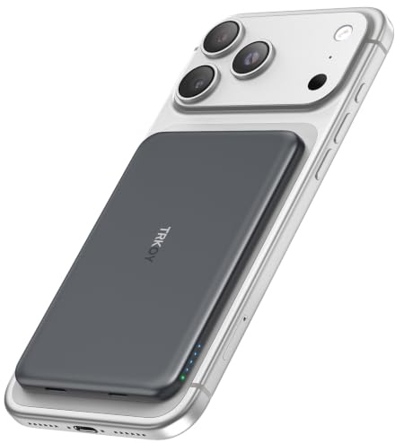 for Magsafe Power Bank, 5000mAh Slim Wireless Portable Charger