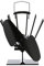 Ecofan Original Mini, 815CAXBX, Classic Styled, Heat Powered Wood Stove Fan, 85 CFM, Black 16.5cm Blade