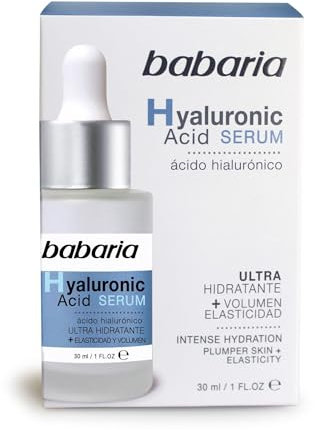 Babaria - Serum Facial Con Acido Hialuronico | Serum Facial Mujer Y Hombre Con Ácido Hialurónico | Serum Hombre Y Mujer 30ml Gotero | Acido Hialuronico Fácil Absorción Rápida