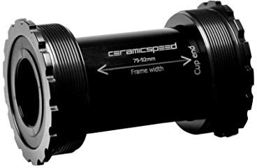 CeramicSpeed Unisex-Adult T47 for Sram Dub Road Tretlager, Schwarz