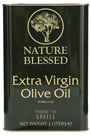 Nature Blessed Aceite de Oliva Virgen Extra 3 L Lata | Aceite de oliva virgen extra en lata, ideal para cocinar, ensaladas y aliños