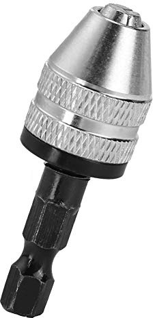 Mandrino per trapano 6,5 mm, cacciavite esagonale con trapano elettrico Adattatore per mandrino per trapano Convertitore a cambio rapido usato per utensili pneumatici (H01334)