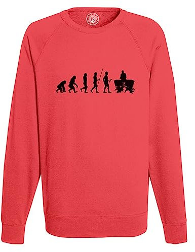 Fabulous Sweatshirt Homme Rouge Evolution Percussion Classique Orchestre Timbales Instrument Musicien