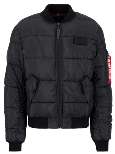 Alpha Industries MA-1 Puffer Bomberjacka för män Black