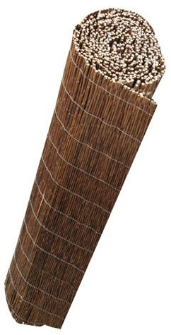 IBEROGARDEN | Mimbre para vallados | Mimbre natural | Ocultación 85% | 1.800 g/m2 | Mimbre en rollos de 5 metros | Varias alturas (Rollo de 1 metro de alto por 5 de largo)