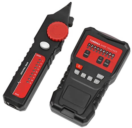 Electric Wire Tracer with Wire Tracer, Electric Wire Finder LED Indicator Handheld Network Telephone Cable Finder Receiver