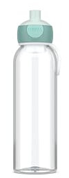 Mepal - Wasserflasche Pop-Up Campus - Auslaufsichere Trinkflasche für Schule & Unterwegs - Transparente Trinkbecher - BPA-frei & Spülmaschinenfest - 500 ml - Cool mint
