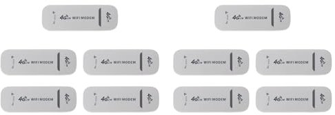 rieder 10X Adaptador de Red de MóDem USB 4G LTE con Punto de Acceso WiFi Tarjeta SIM Enrutador InaláMbrico 4G para Win XP Vista 7/10 10.4